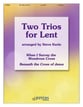 Two Trios for Lent Handbell sheet music cover